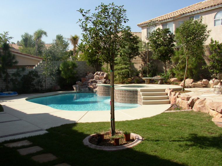 Elegant desert walkway